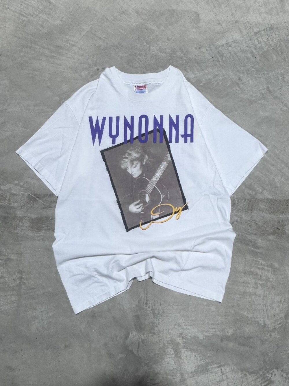 Vintage Wynonna Judd Debut Tour Tee White L Single Stitch